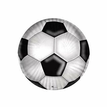 PIATTI 24CM PALLONE CALCIO 10PZ