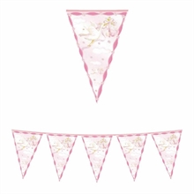 BANDIERINA PVC CICOGNA ROSA 6MT