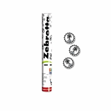 SPARA CORIANDOLI PARTY cm30 ZEBROTTA BIANCO NERA