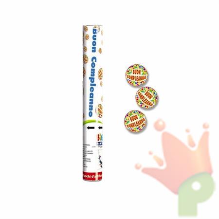 SPARACORIANDOLI 30CM BUON COMPLEANNO STARDUST