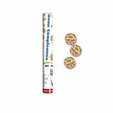 SPARACORIANDOLI 30CM BUON COMPLEANNO STARDUST