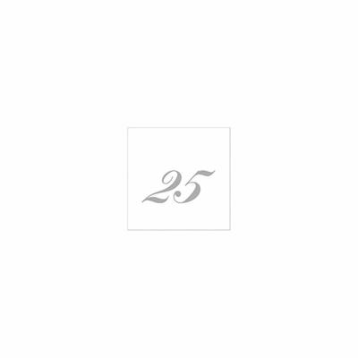 TOVAGLIOLI 25X25 2V ANNIVERSARIO 20PZ