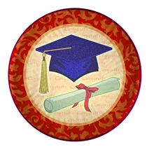 PIATTI 23CM LAUREA 10PZ