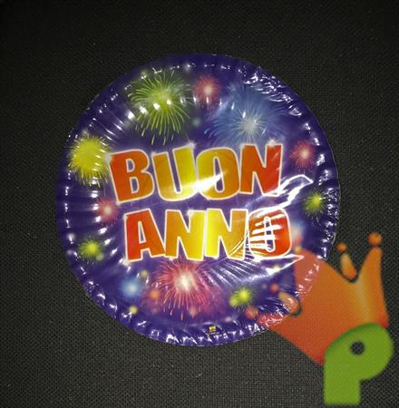 PIATTI 18cm BUON ANNO 10pz