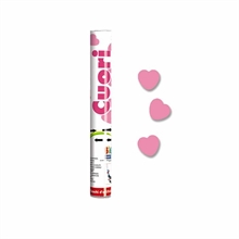 SPARACORIANDOLI 30CM CUORI ROSA