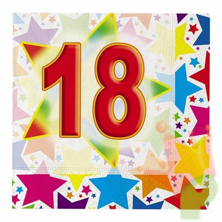 Tovaglioli 33x33 cm Stardust 18 20 pz