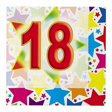 Tovaglioli 33x33 cm Stardust 18 20 pz