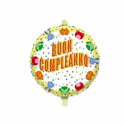 PALLONCINO MYLAR 18INCH BUON COMPLEANNO SWEET TIMES