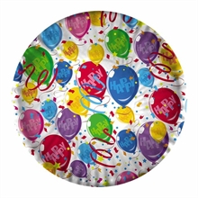 Piatti 24 cm Happy Balloons 10 pz