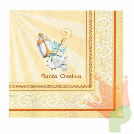 Tovaglioli 33x33 Santa Cresima 20pz