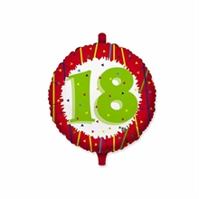 PALLONCINO MYLAR 18INCH 18 ANNI FAN