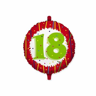 PALLONCINO MYLAR 18INCH 18 ANNI FAN