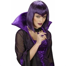 PARRUCCA CORTA GOTICA VIOLA