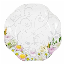 PIATTI 27CM BOUQUET 10PZ