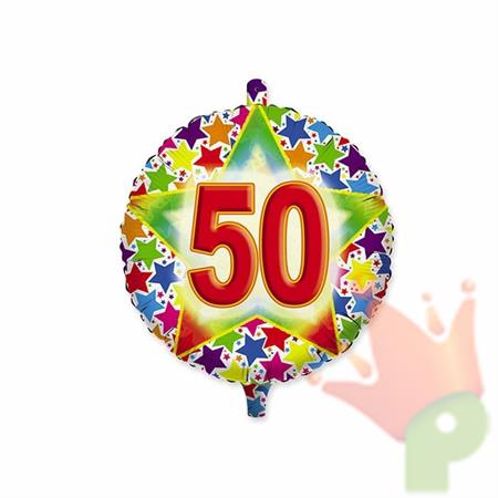PALLONCINO MYLAR 18INCH 50°COMPLEANNO