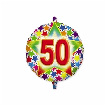 PALLONCINO MYLAR 18INCH 50°COMPLEANNO