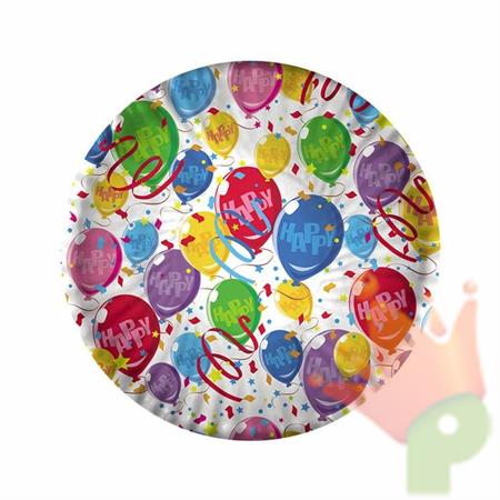 Piatti 18 cm Happy Balloons 10 pz