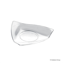 PIATTINO 6CC VELA TRASPARENTE 85MM 50PZ