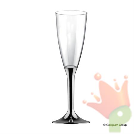 BASI PER FLUTE/CALICE/COPPE ACCIAIO 20 pz