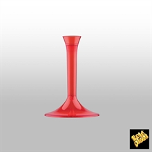 BASI PER FLUTE/CALICE/COPPE ROSSO TRASPARENTE 20PZ