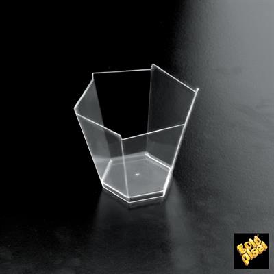 BICCHIERINO 100CC GARDENIA TRASPARENTE 25 PZ