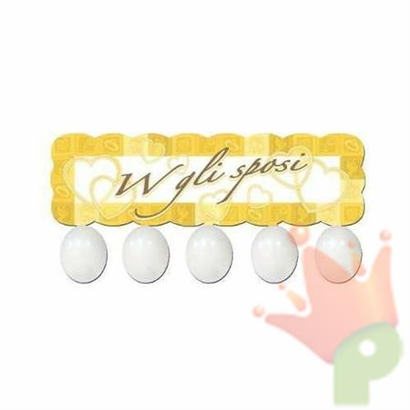 FESTONE W GLI SPOSI CON PALLONCINI 90X30CM