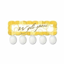 FESTONE W GLI SPOSI CON PALLONCINI 90X30CM