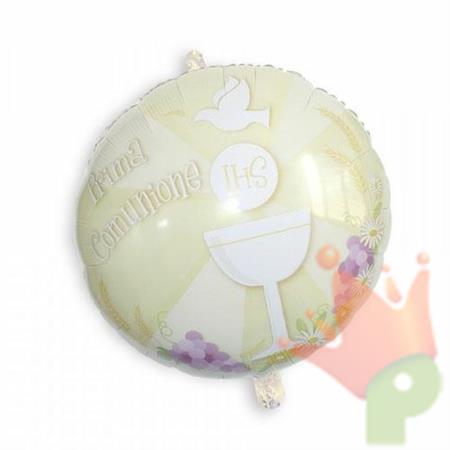 Palloncino Mylar 45cm I° Comunione