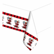 TOVAGLIA cm140X270cm DIABLOTTO ROSSO NERO