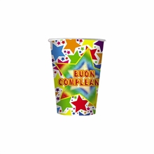 Bicchieri 80 cc Stardust Buon Compleanno 10pz