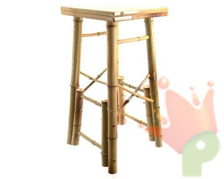 SGABELLO IN BAMBU' 38X34X73CM NATURALE