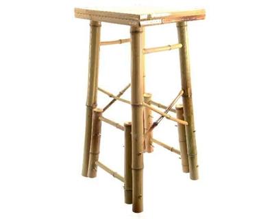 SGABELLO IN BAMBU' 38X34X73CM NATURALE