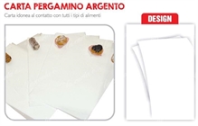 CARTA PERGAMINO ARGENTO 30GR S/ST 37X50CM 10KG