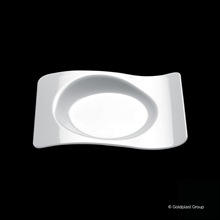 PIATTINO 10CC FORMA BIANCO 80X66MM 50PZ