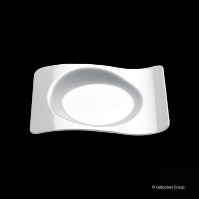 PIATTINO 10CC FORMA BIANCO 80X66MM 50PZ