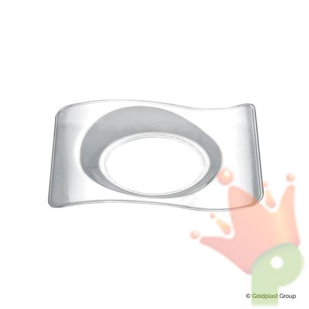 PIATTINO 10CC FORMA TRASPARENTE 80X66MM 50PZ
