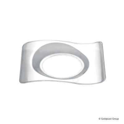 PIATTINO 10CC FORMA TRASPARENTE 80X66MM 50PZ