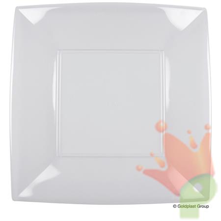 PIATTO GRANDE 290X290MM NICE TRASPARENTE 8 PZ