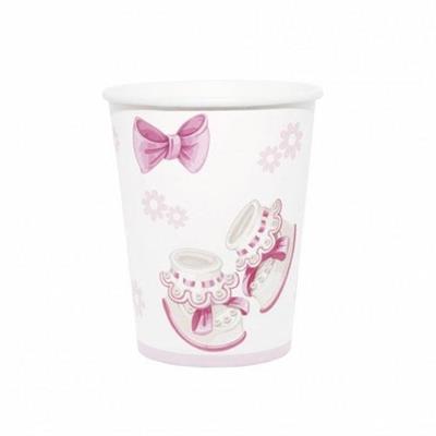 BICCHIERI 266ML BABY ROSA 8PZ