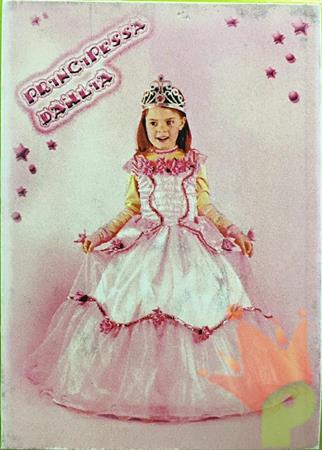 COSTUME PRINCIPESSA DAHLIA TG. 9-10 ANNI