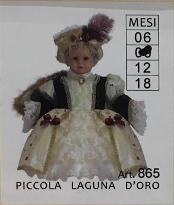 COSTUME PICCOLA LAGUNA D'ORO TG. 6 MESI 865