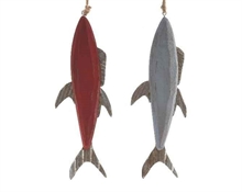 PESCE IN LEGNO 2COL ASS 9X26CM