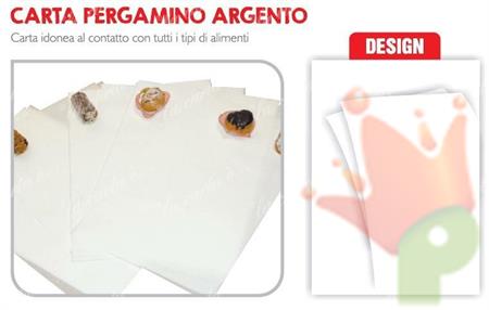 CARTA PERGAMINO ARGENTO 30GR S/ST 25X37CM 10KG