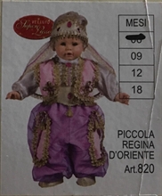 COSTUME PICCOLA REGINA D'ORINTE TG. 6 MESI