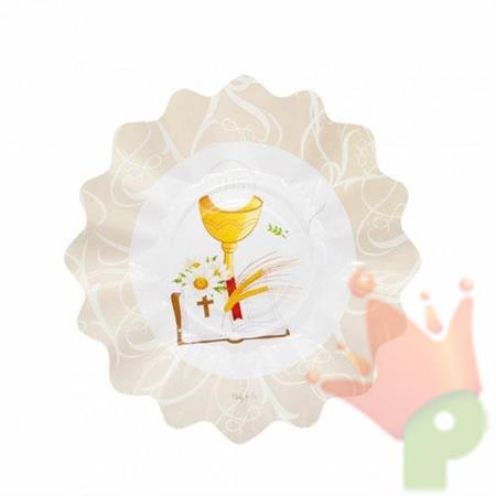PIATTI PRIMA COMUNIONE D.27CM 8PZ