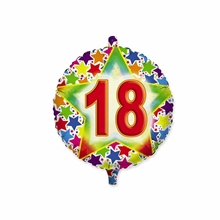PALLONCINO MYLAR 18INCH 18 ANNI STARDUST