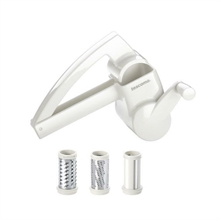 GRATTUGIA A MANOVELLA CON 3 LAME IN ACCIAIO INOX TESCOMA