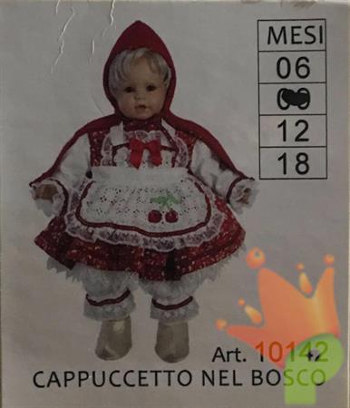 COSTUME CAPPUCCETTO NEL BOSCO TG. 9 MESI ART. 10142