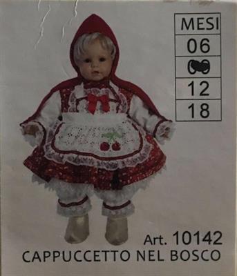 COSTUME CAPPUCCETTO NEL BOSCO TG. 9 MESI ART. 10142