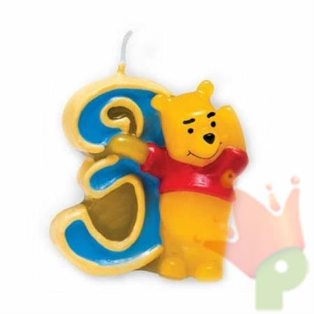 CANDELINA NUMERO 3 WINNIE THE POOH